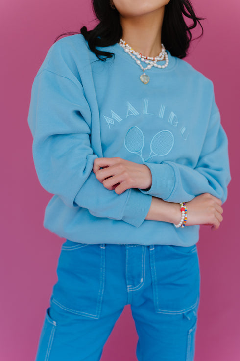 Mali-boo Babe Pullover// Blue